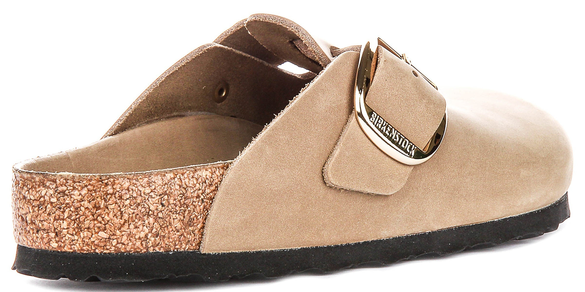 Birkenstock Boston Clogs | Tobacco nubuck leather - Big Buckle for Men and Women - Regular Fit
