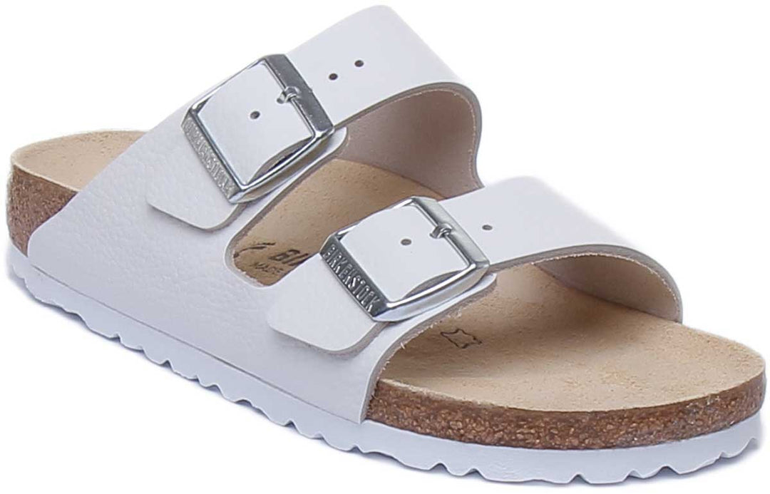 Birkenstock Arizona Sandals | White nubuck leather for Women
