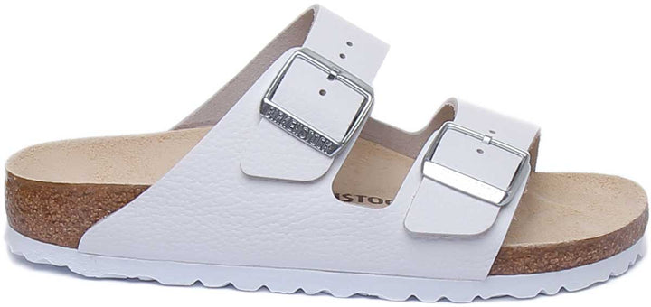 Birkenstock Arizona Sandals | White nubuck leather for Women