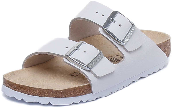 Birkenstock Arizona Sandals | White nubuck leather for Women